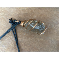 Chunky Crystal Pendant - Smoky Quartz