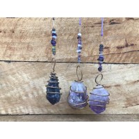 Hanging Crystal - Amethyst